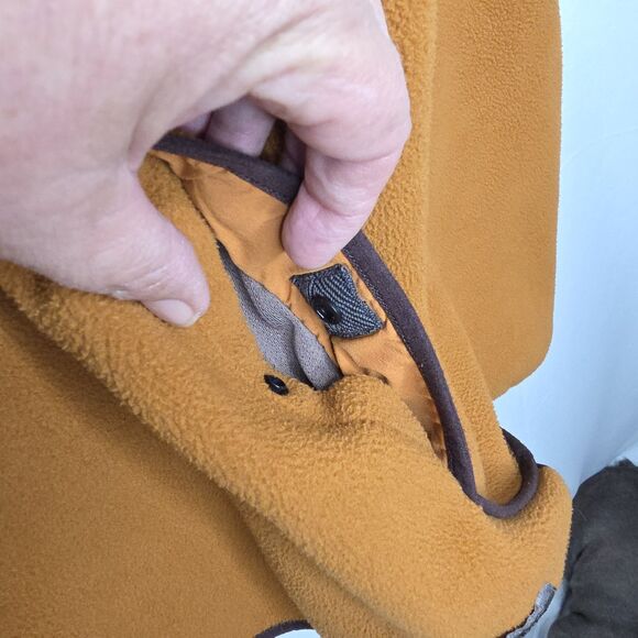 Rei Co-op 1/2 Zip Pullover Sweatshirt Men's Large Gray Orange Two Tone - Picture 3 of 10